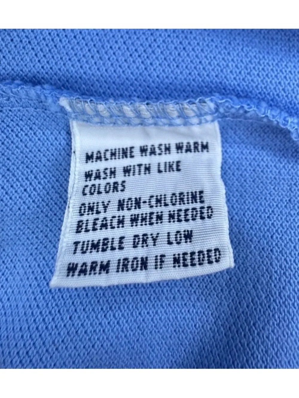 Polo Ralph Lauren Classic Fit Polo Shirt Men M Blue Yellow Pony Cotton Golf